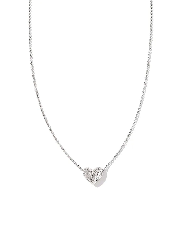 KS Holland Heart Short Pendant Necklace