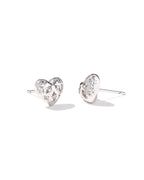 KS Holland Heart Stud Earrings