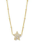 KS Jae Star Pave Short Pendant Necklace