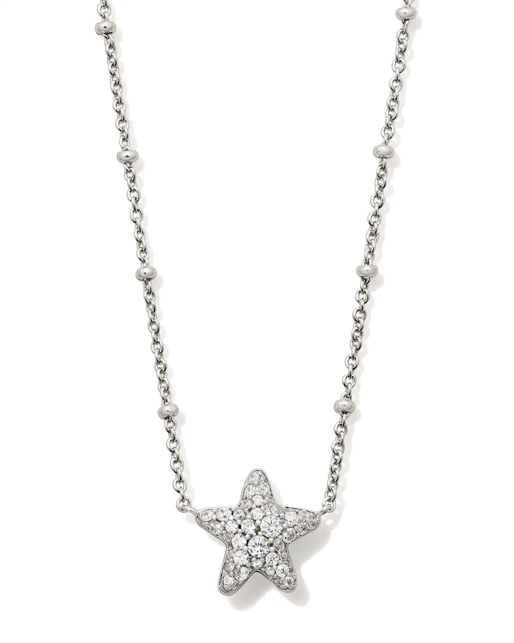 KS Jae Star Pave Short Pendant Necklace