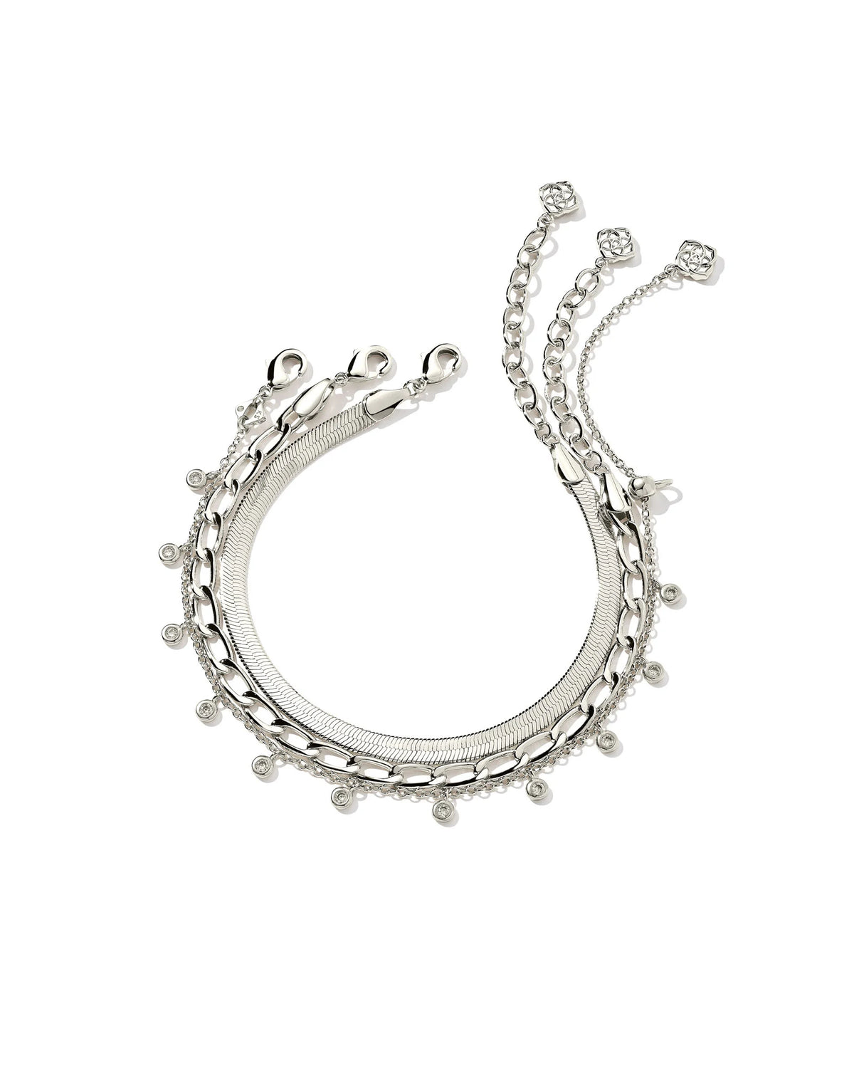 KS Kassie Set of 3 Chain Bracelets