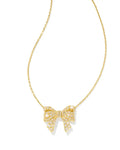 KS Krista Bow Short Pendant Necklace
