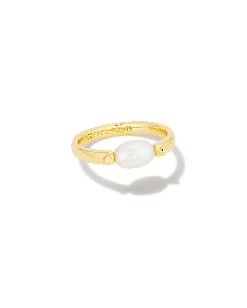 KS Leighton Pearl Band Ring