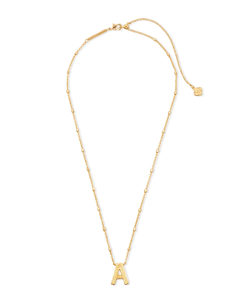 KS Letter A Pendant Necklace