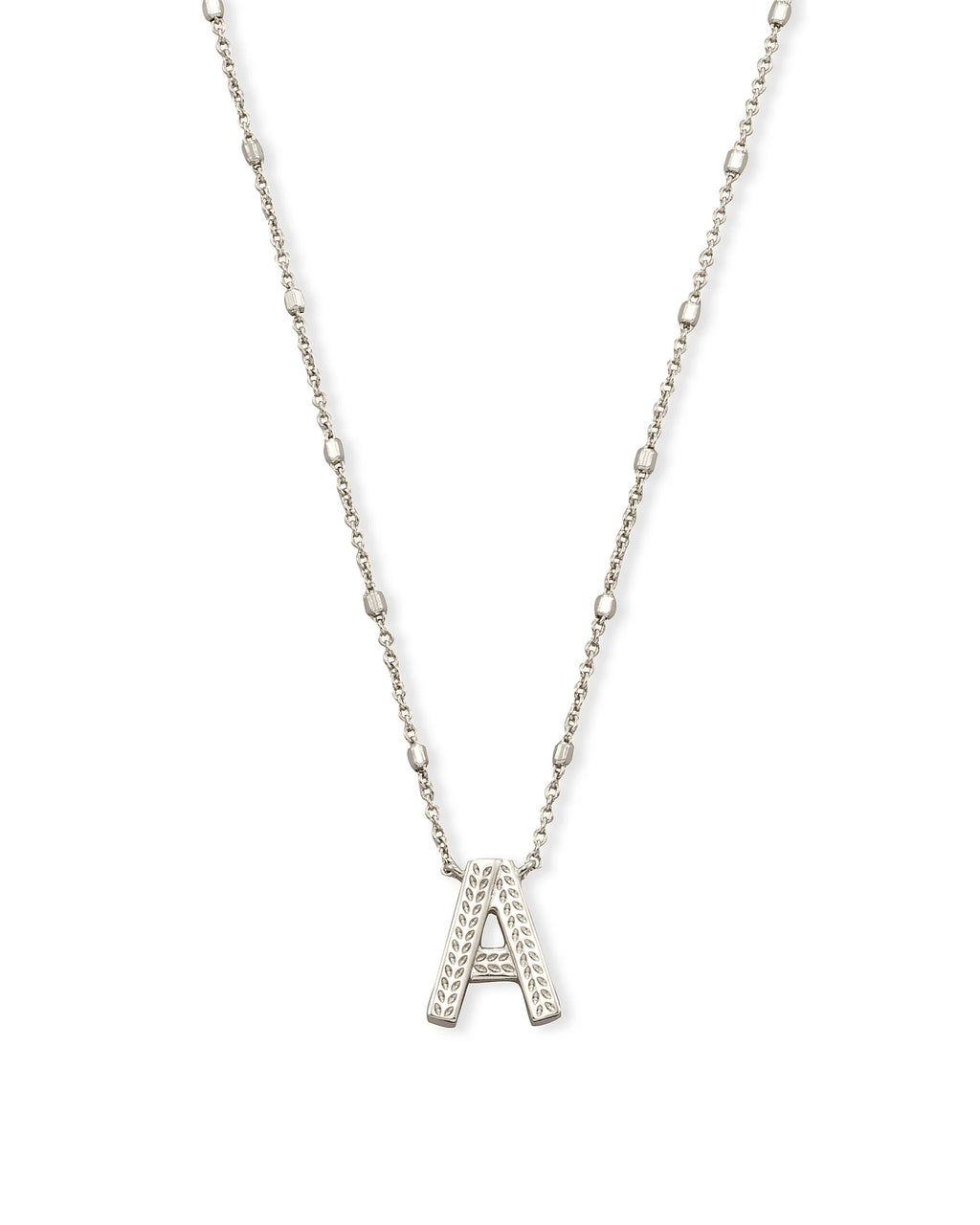 KS Letter A Pendant Necklace