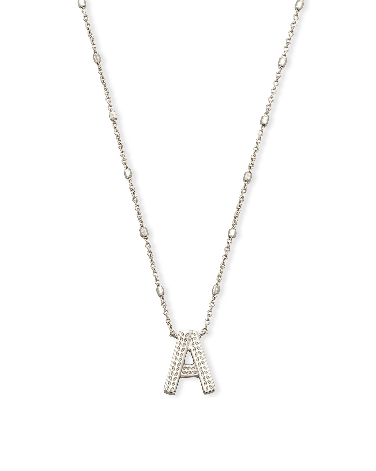 KS Letter A Pendant Necklace