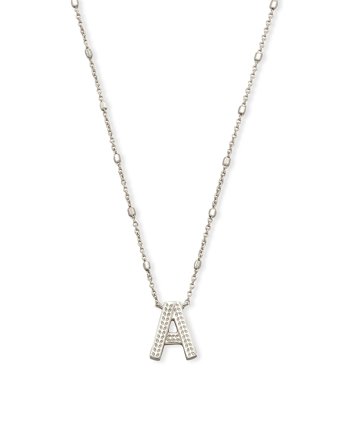 KS Letter A Pendant Necklace