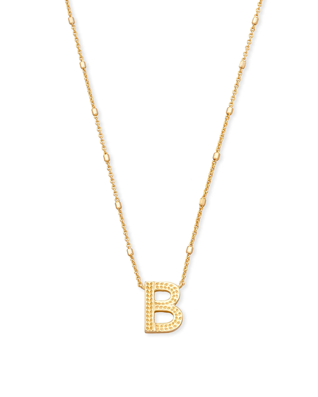 KS Letter B Pendant Necklace