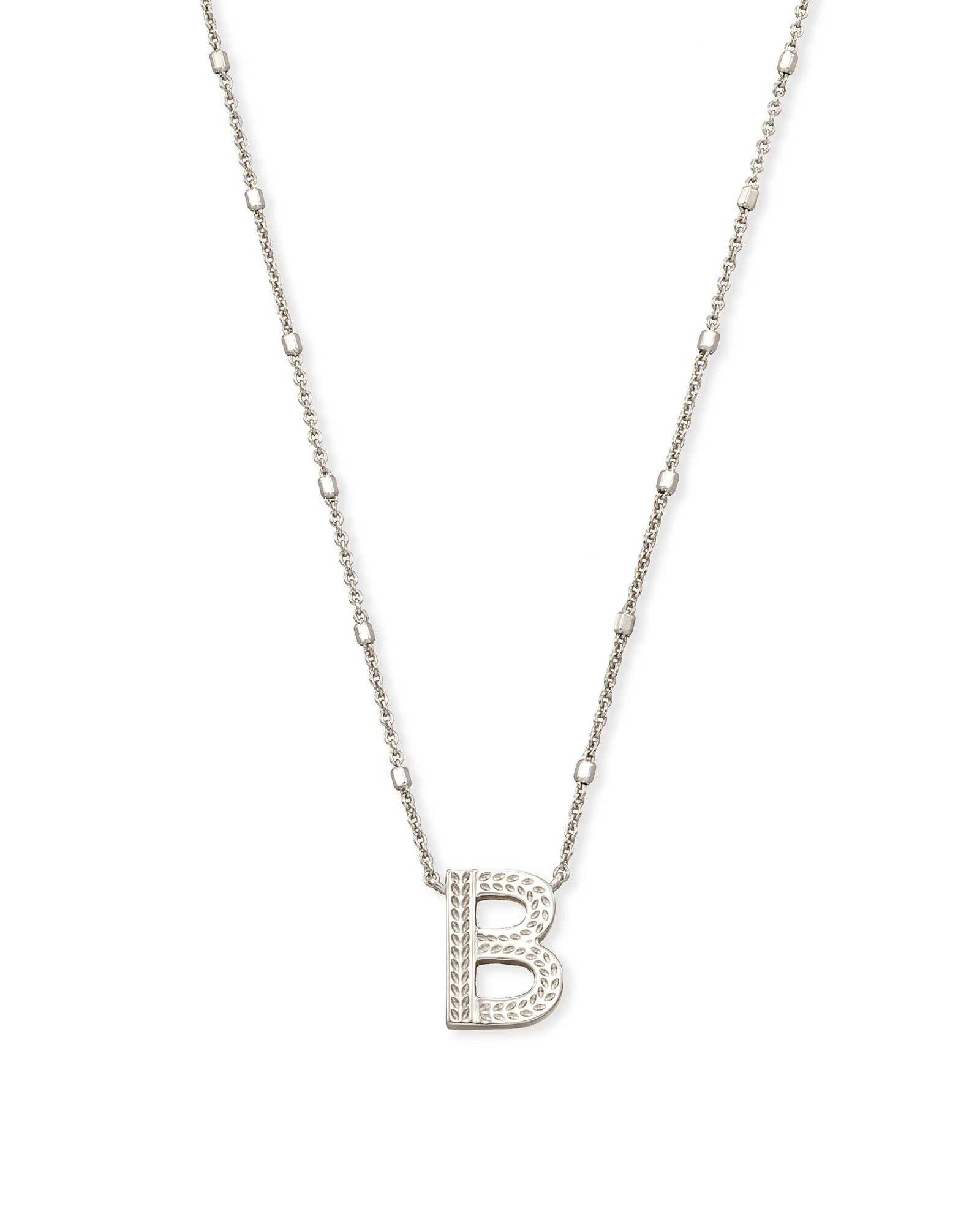 KS Letter B Pendant Necklace