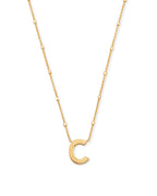 KS Letter C Pendant Necklace