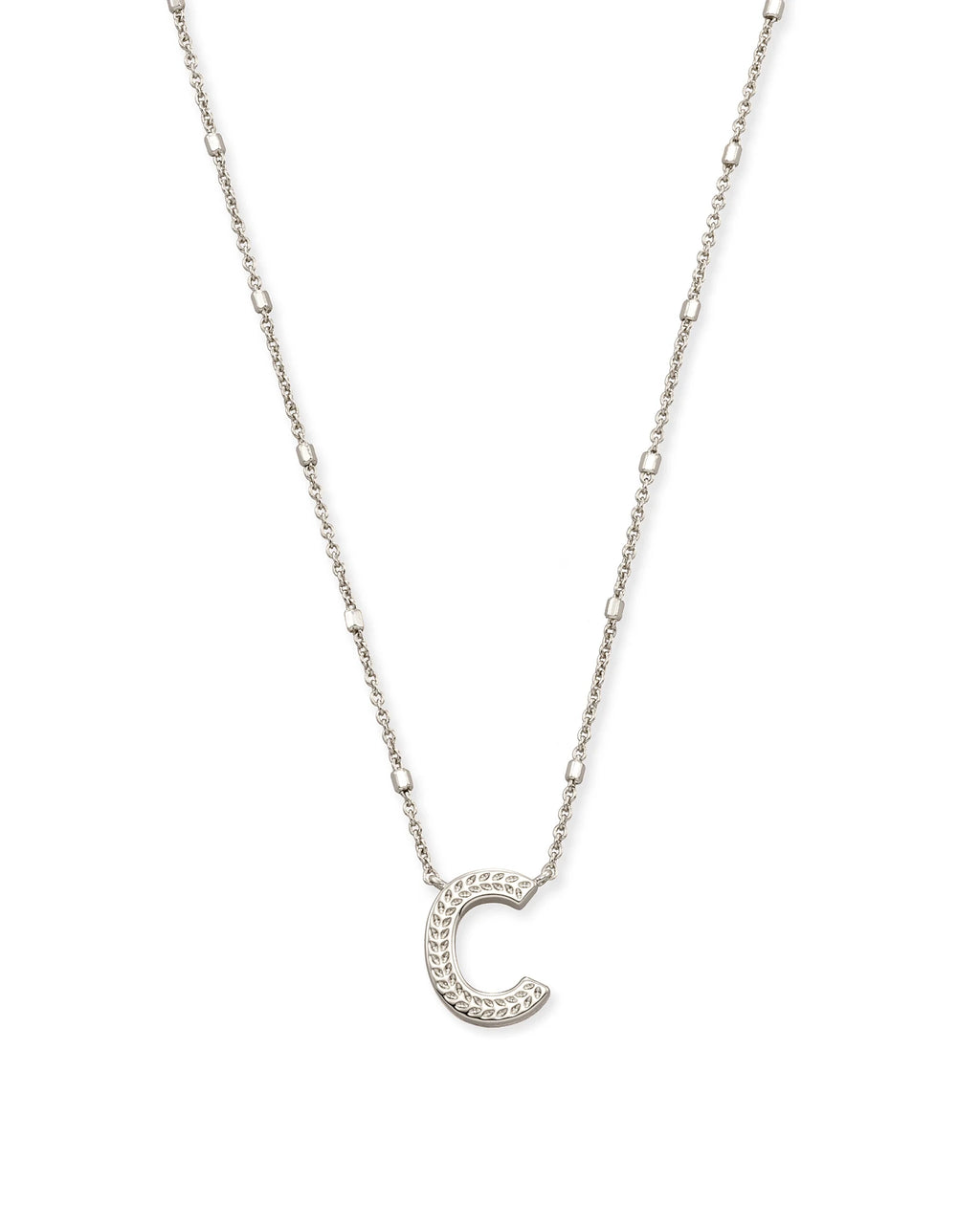 KS Letter C Pendant Necklace