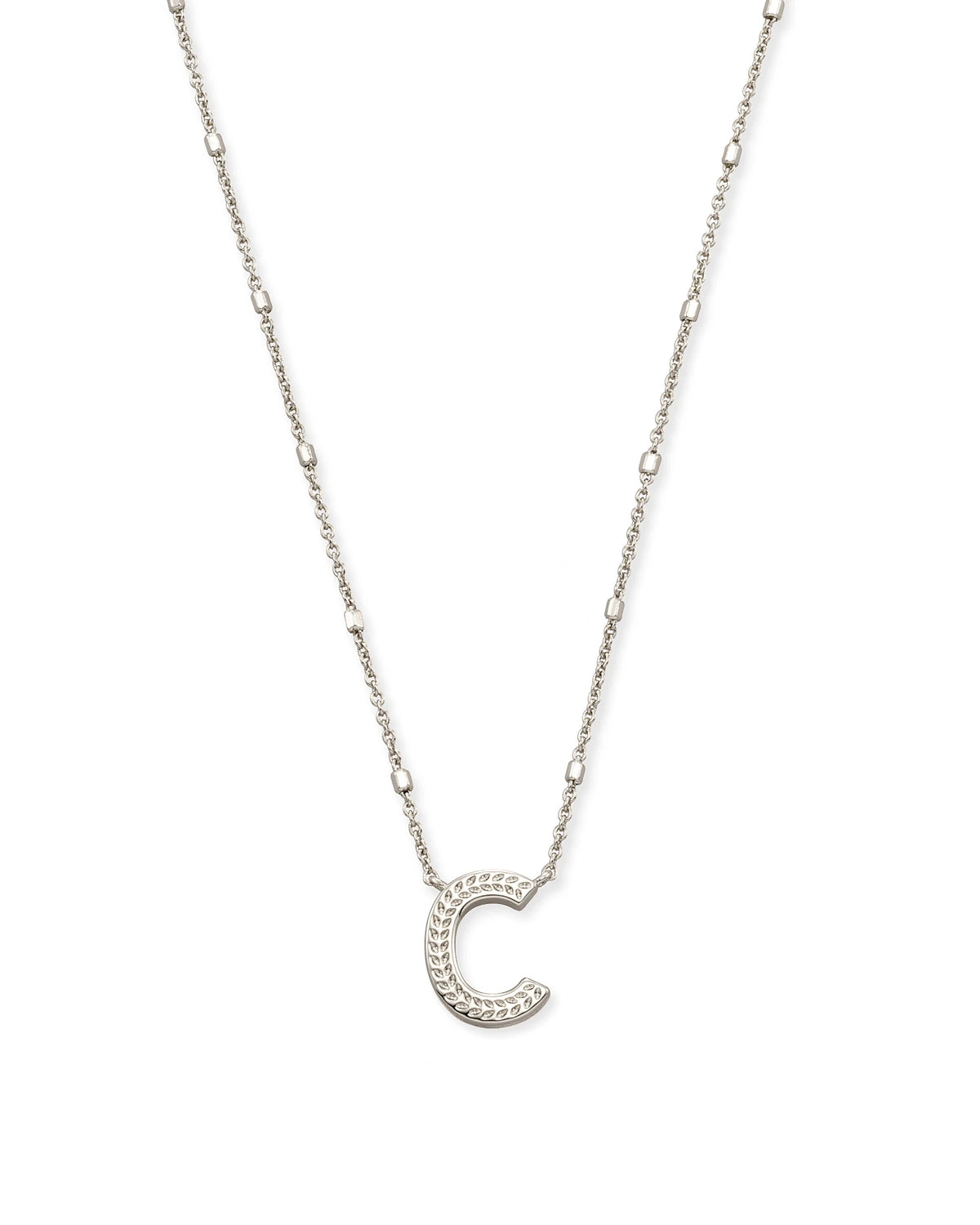KS Letter C Pendant Necklace