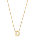 KS Letter D Pendant Necklace