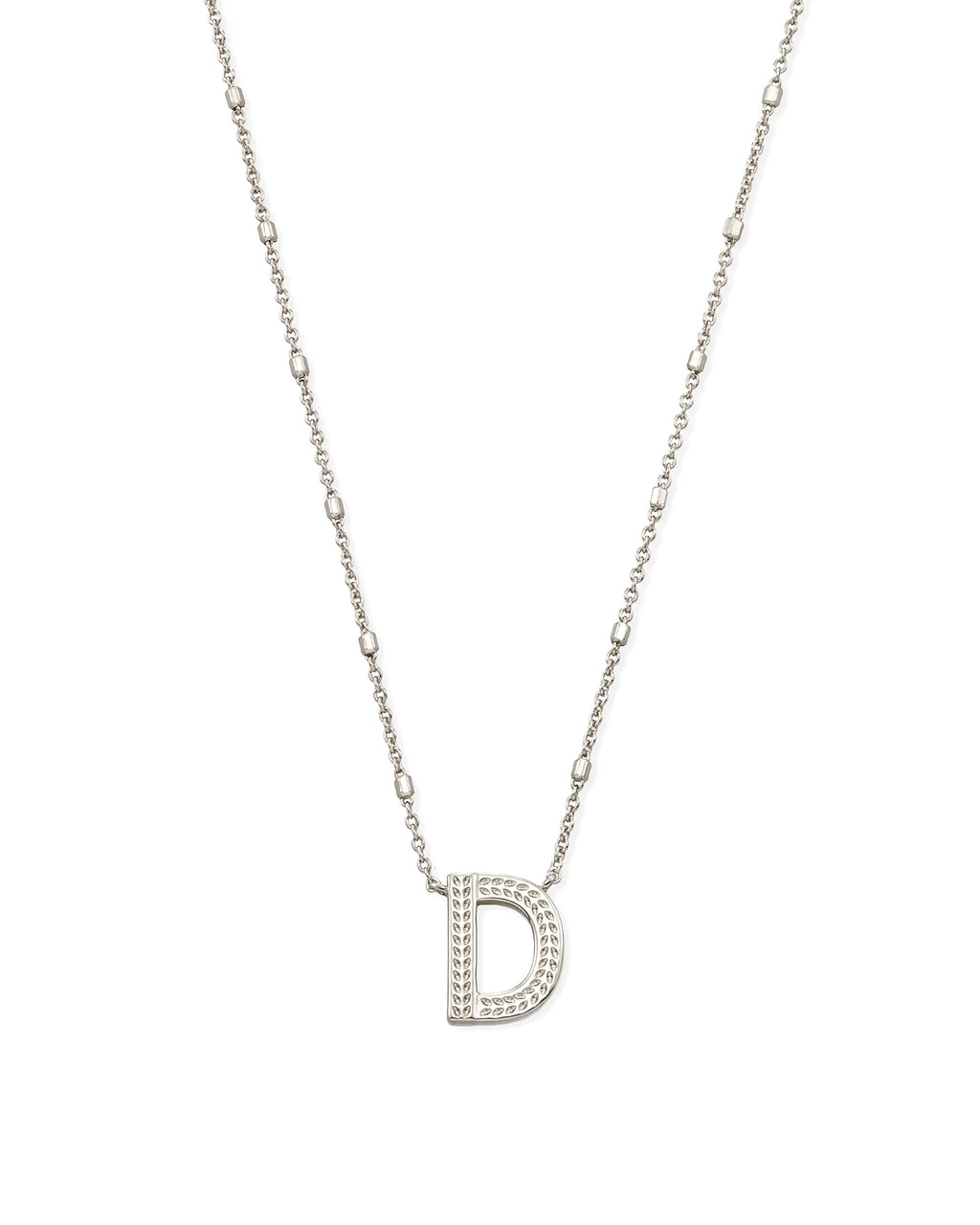 KS Letter D Pendant Necklace