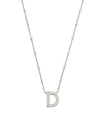 KS Letter D Pendant Necklace