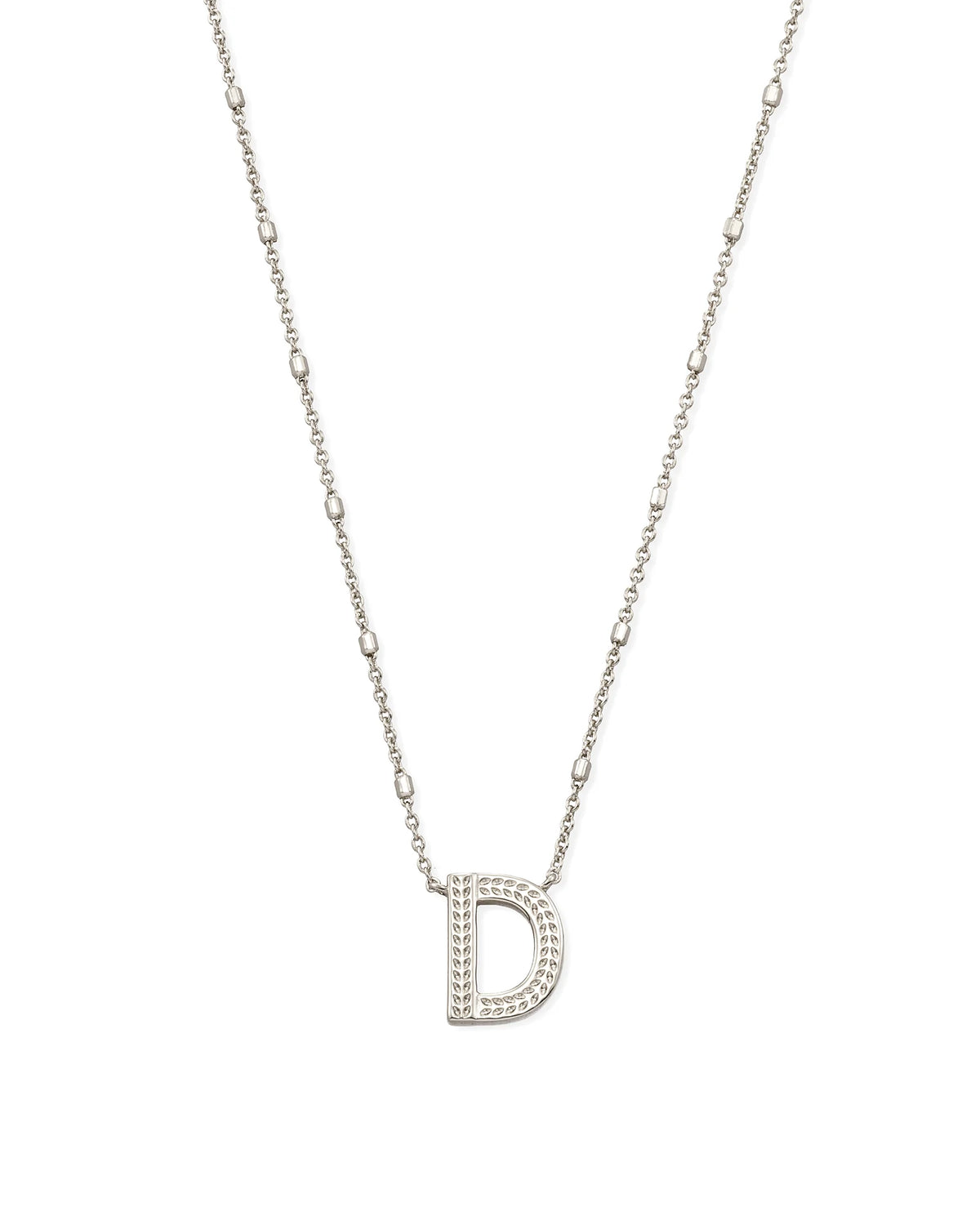 KS Letter D Pendant Necklace
