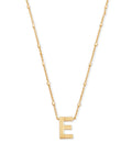 KS Letter E Pendant Necklace