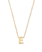 KS Letter E Pendant Necklace