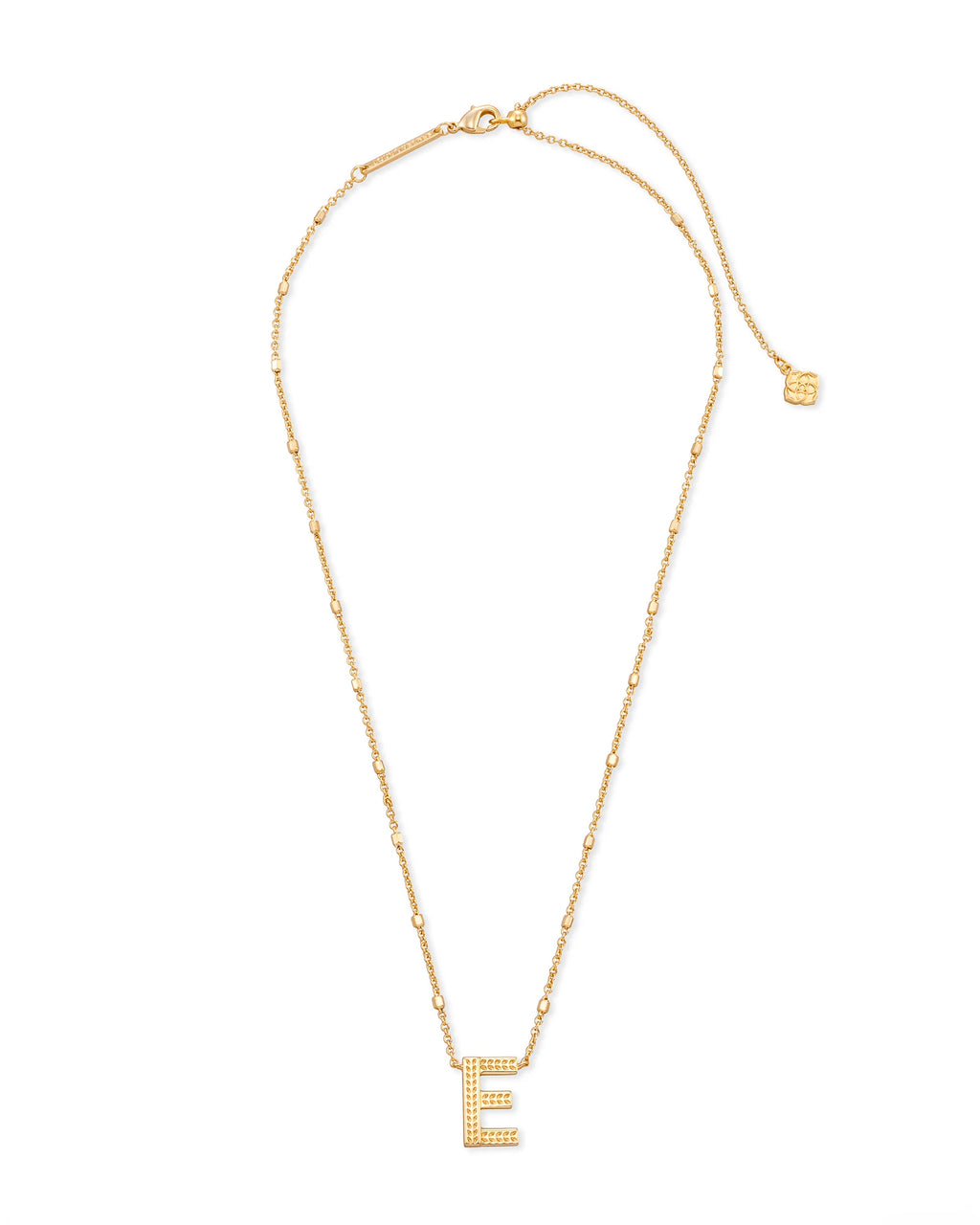 KS Letter E Pendant Necklace