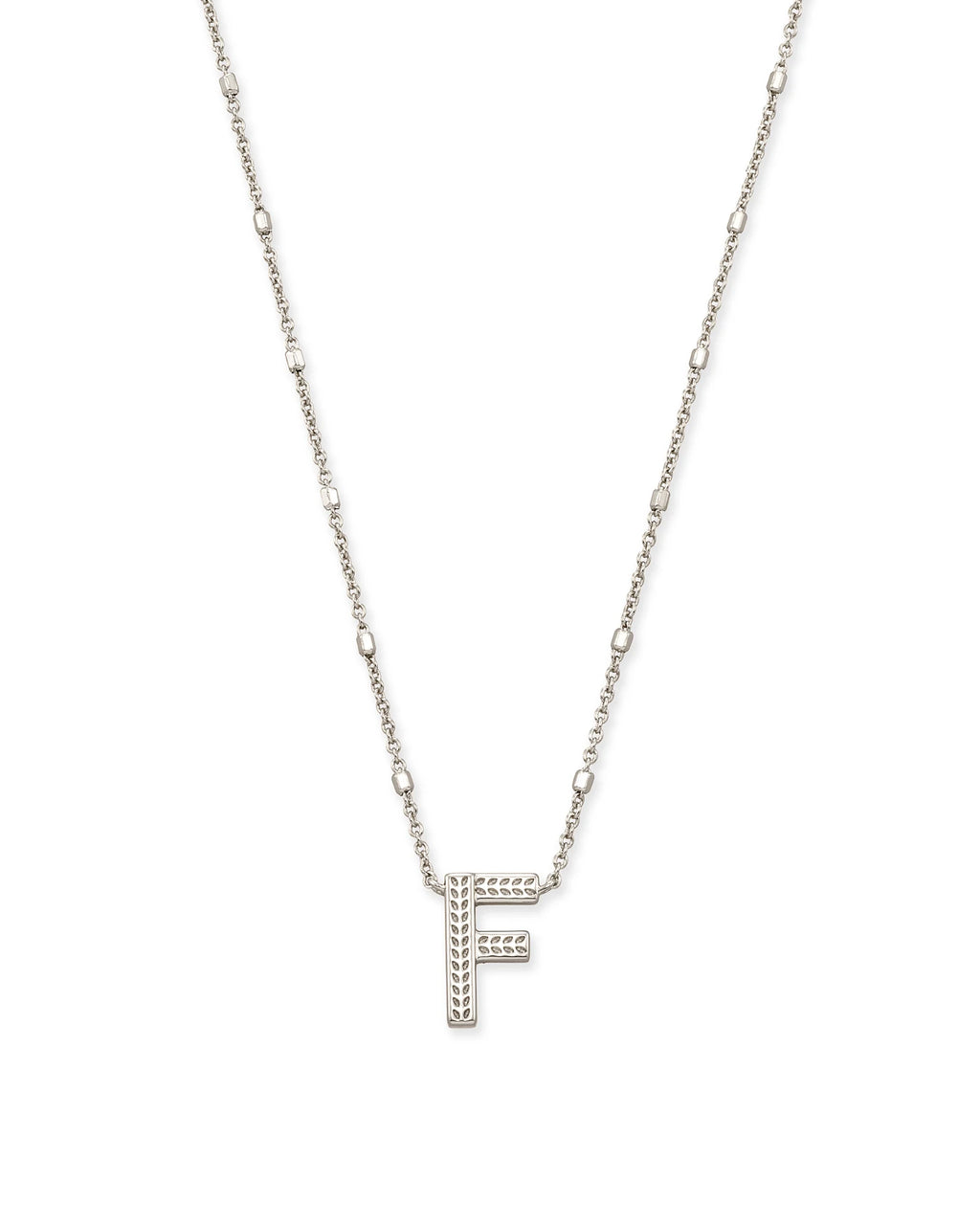 KS Letter F Pendant Necklace