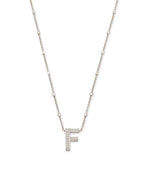 KS Letter F Pendant Necklace