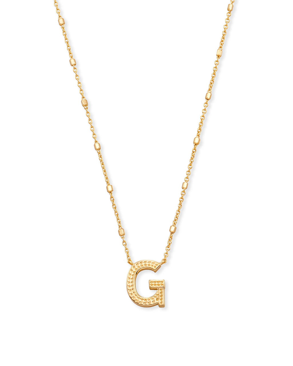 KS Letter G Pendant Necklace