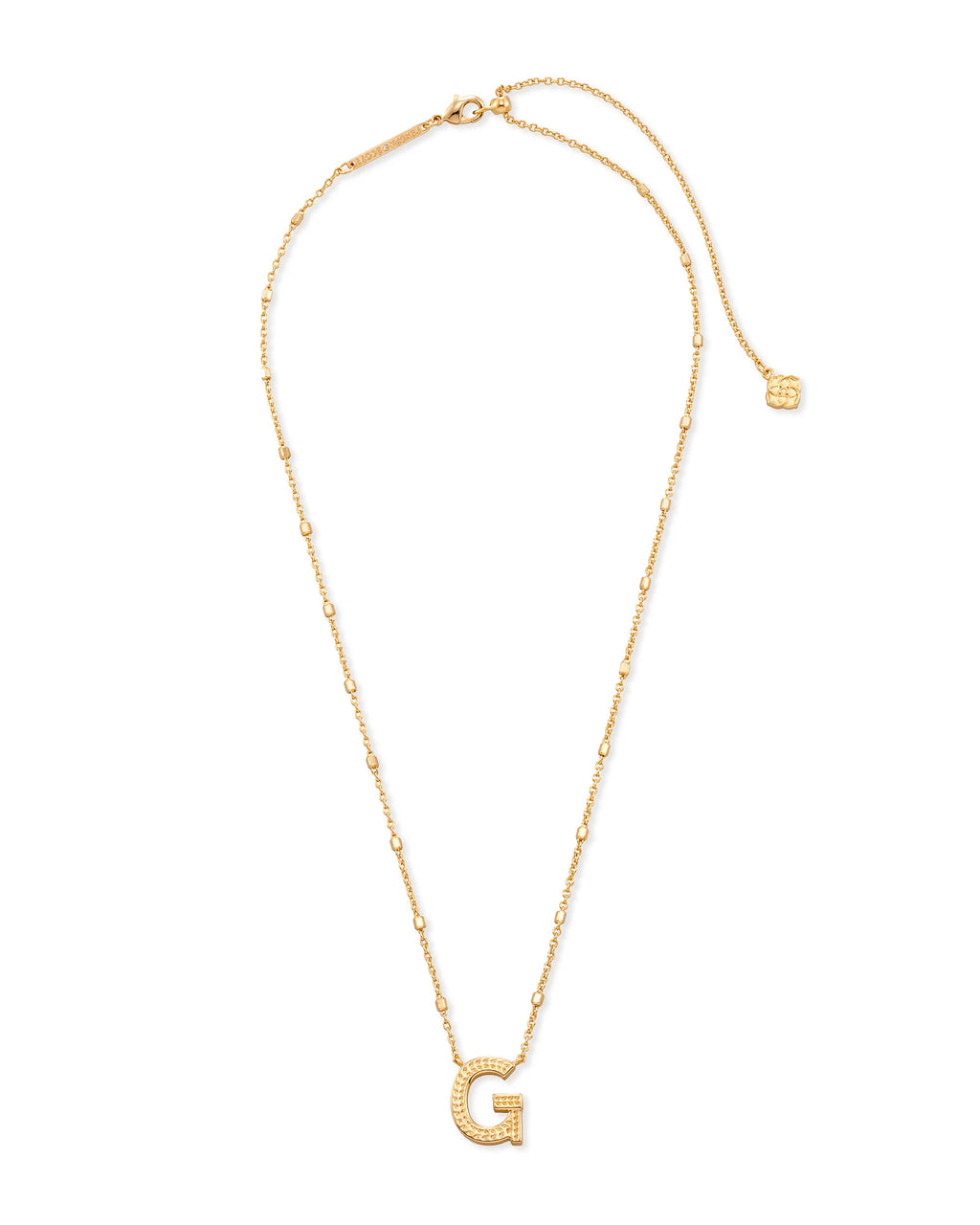KS Letter G Pendant Necklace