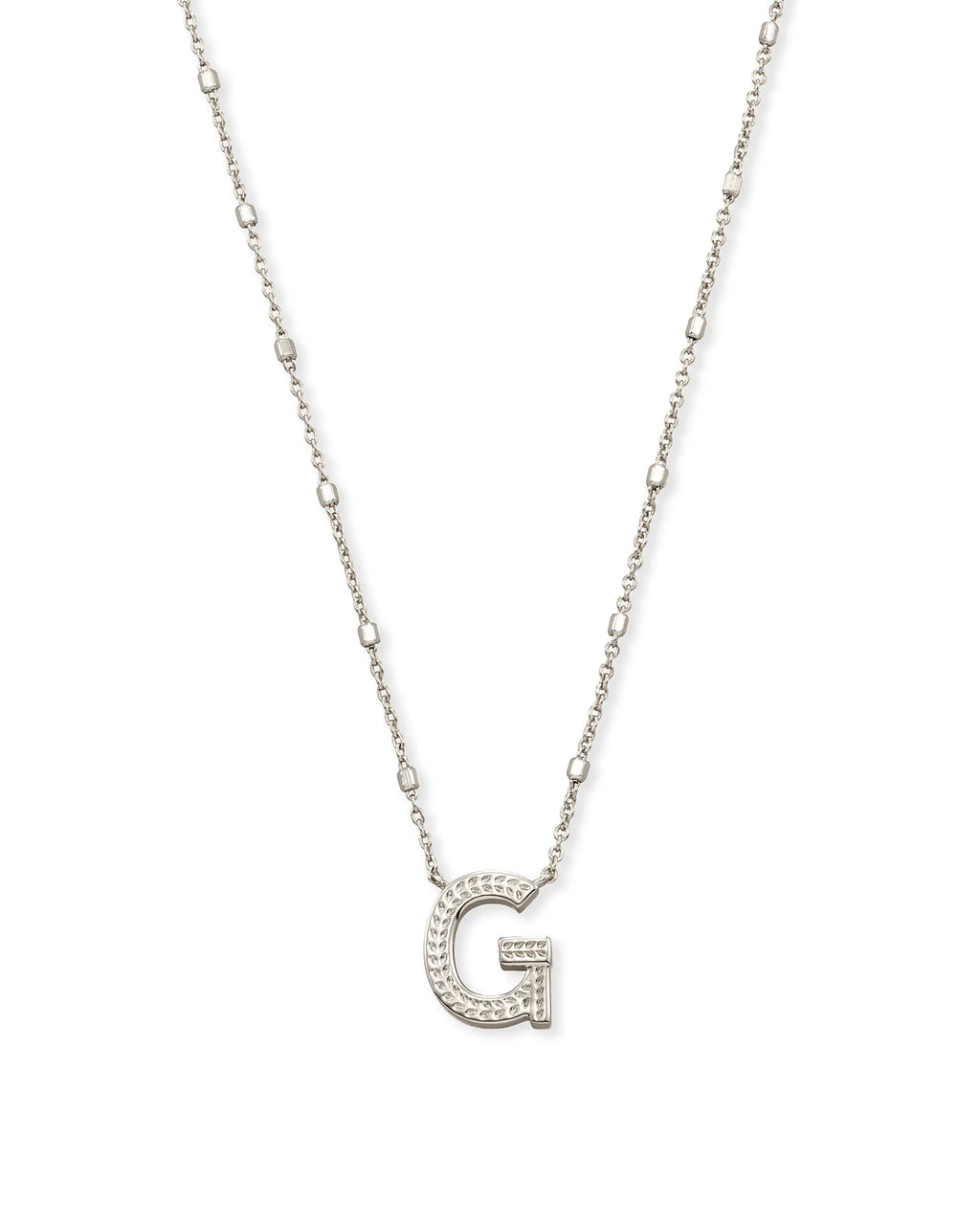 KS Letter G Pendant Necklace