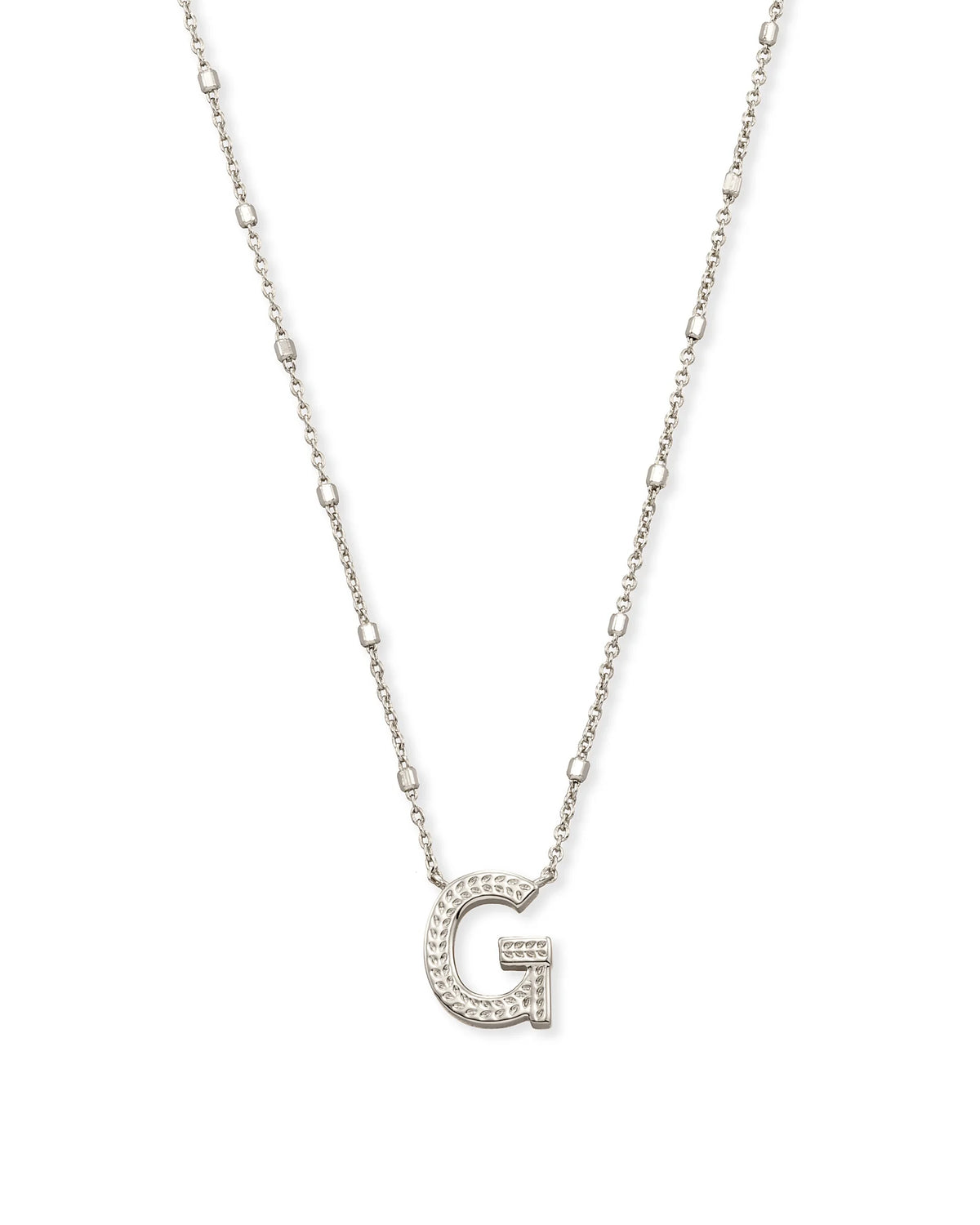 KS Letter G Pendant Necklace
