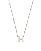 KS Letter H Pendant Necklace