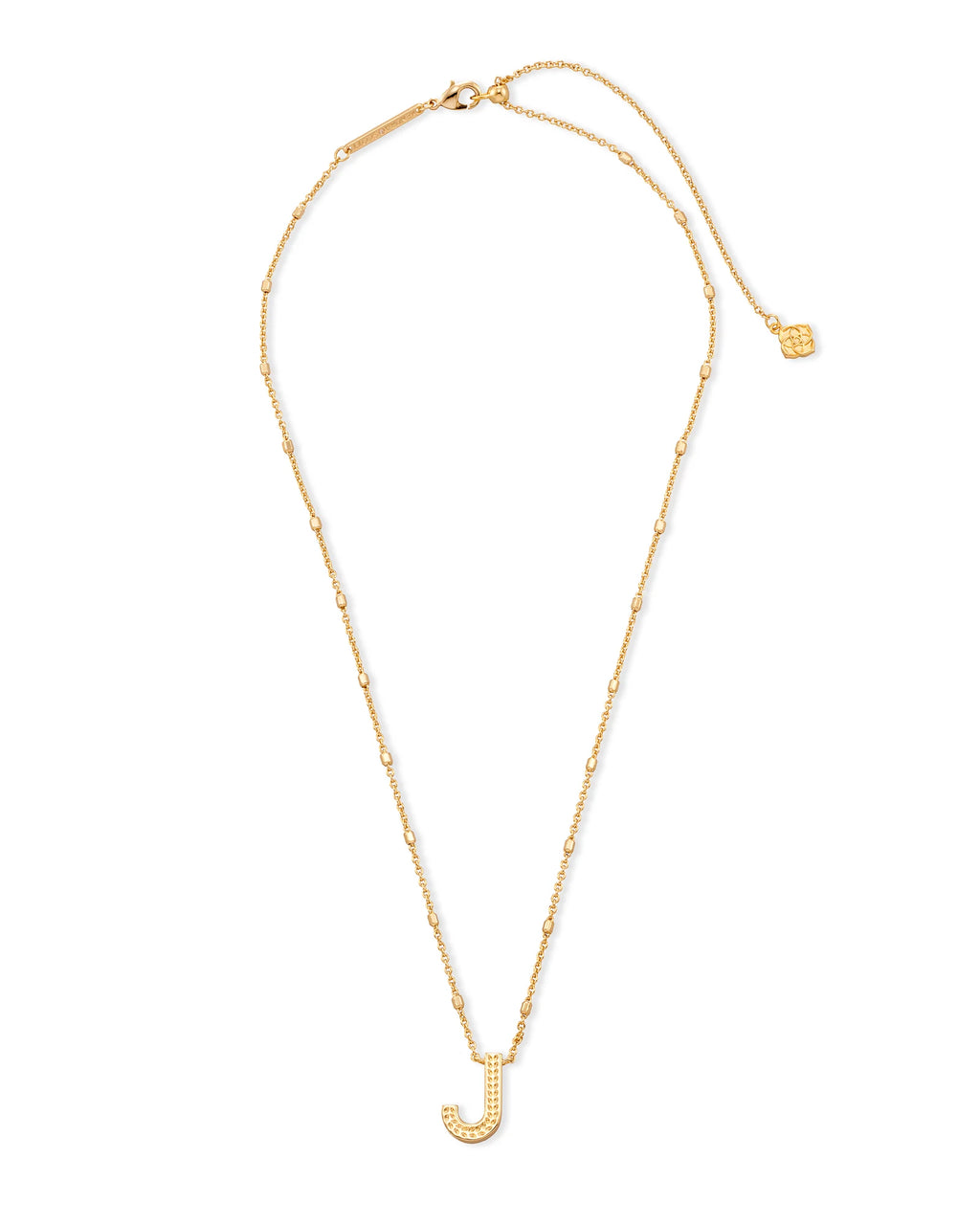KS Letter J Pendant Necklace