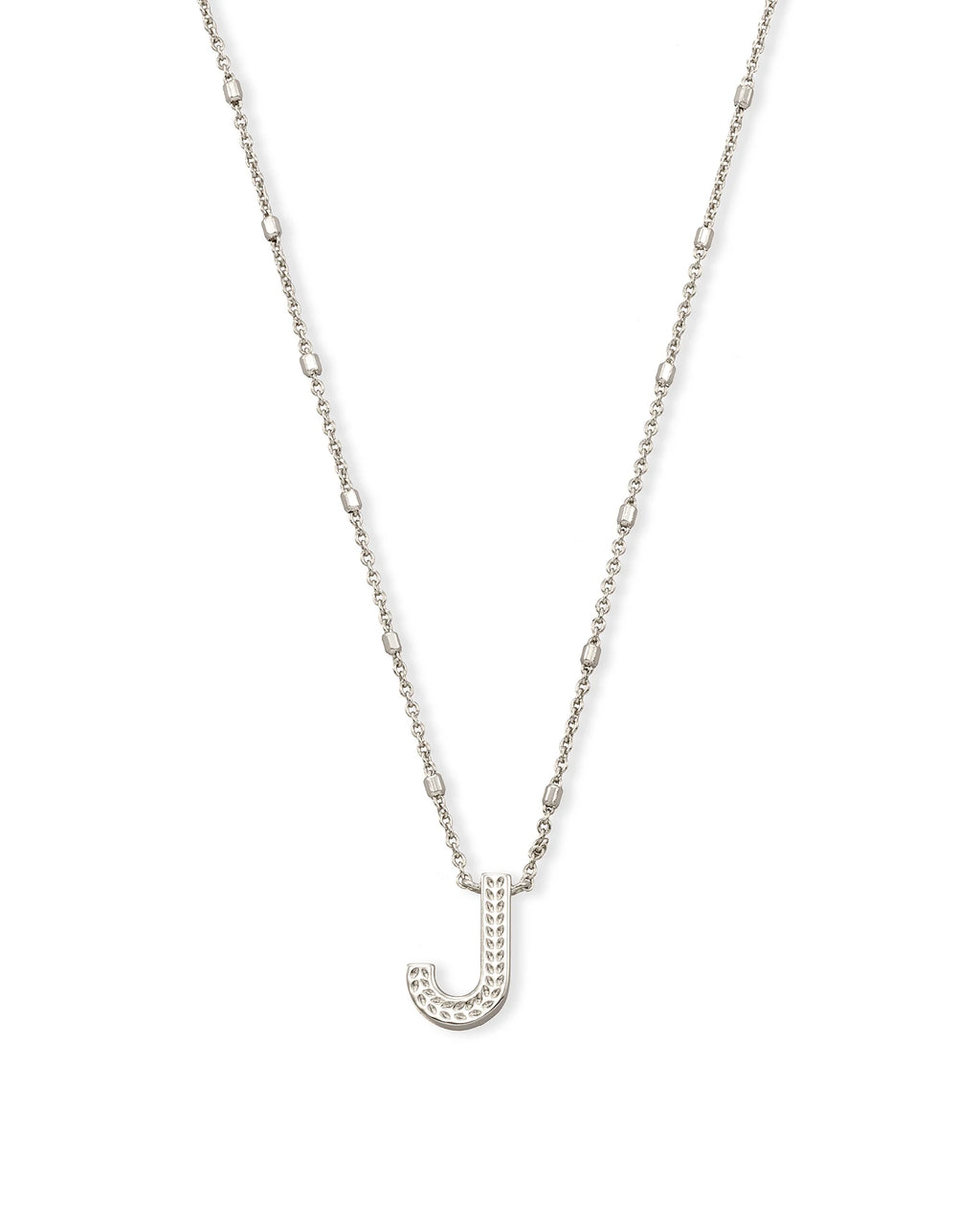 KS Letter J Pendant Necklace