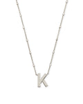 KS Letter K Pendant Necklace
