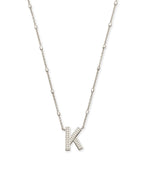 KS Letter K Pendant Necklace