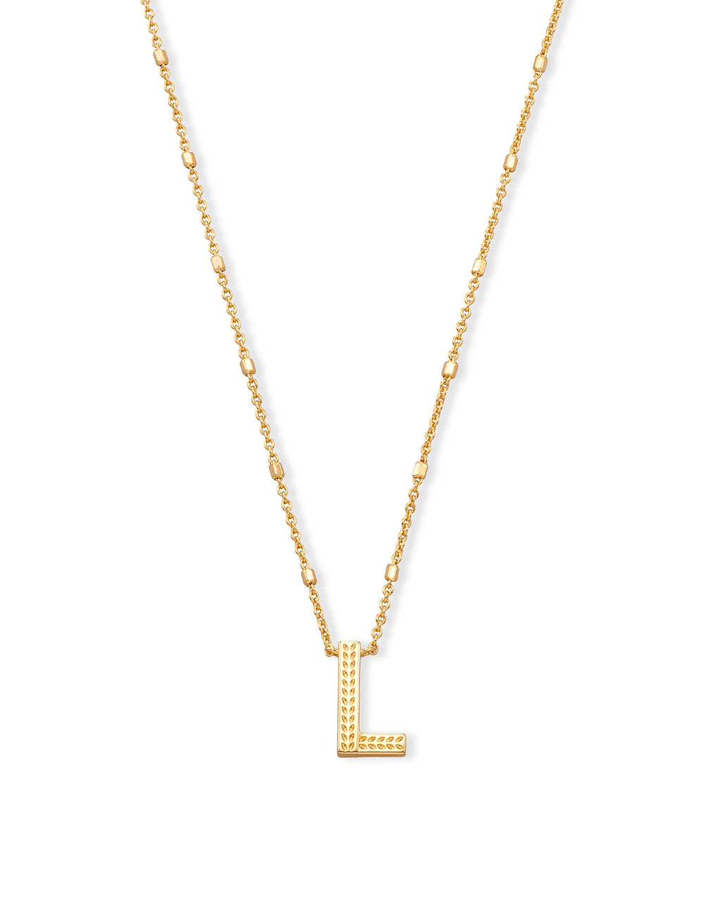 KS Letter L Pendant Necklace