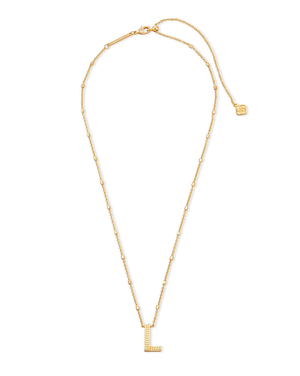 KS Letter L Pendant Necklace