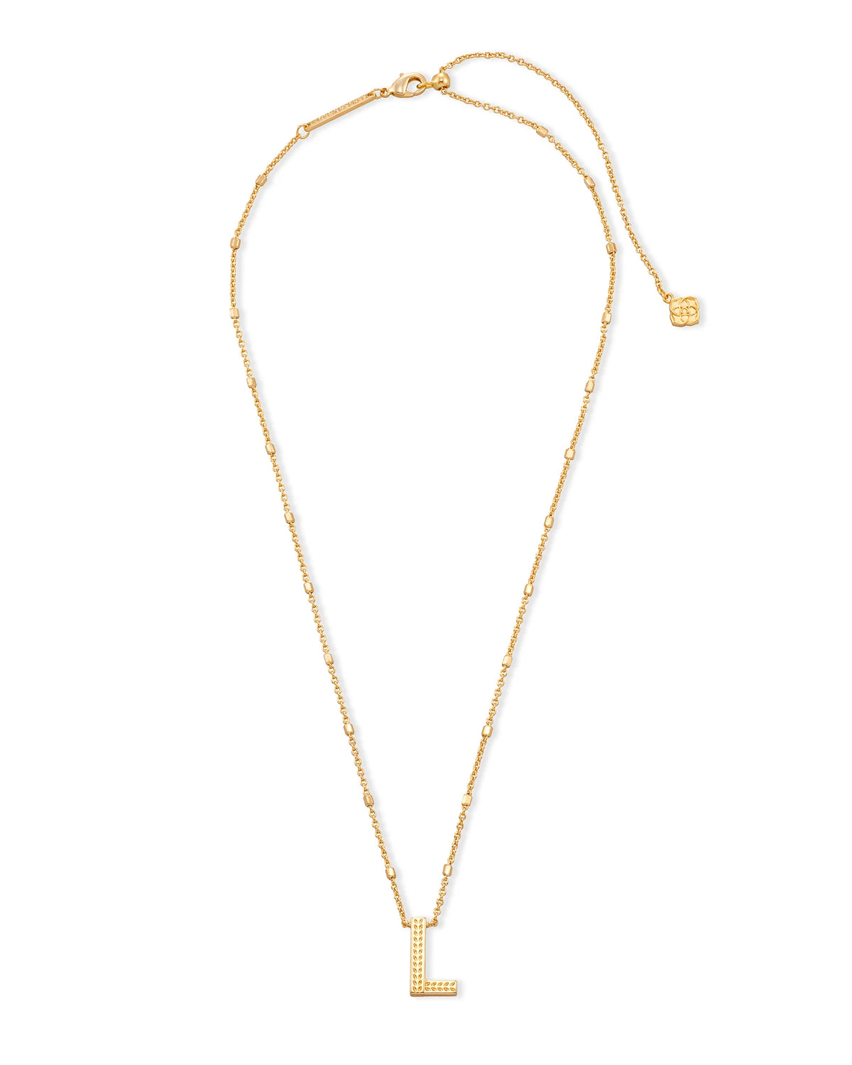 KS Letter L Pendant Necklace