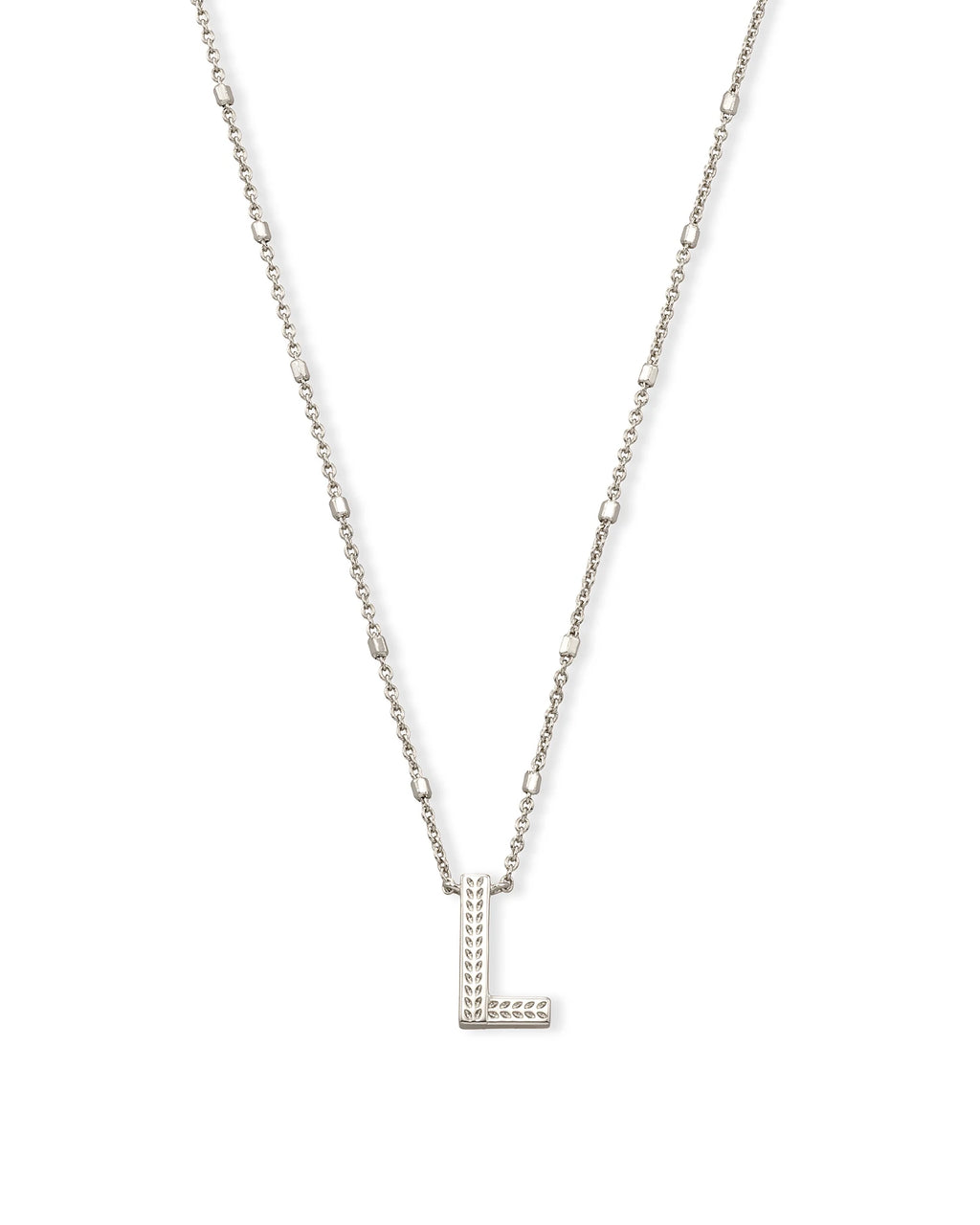 KS Letter L Pendant Necklace