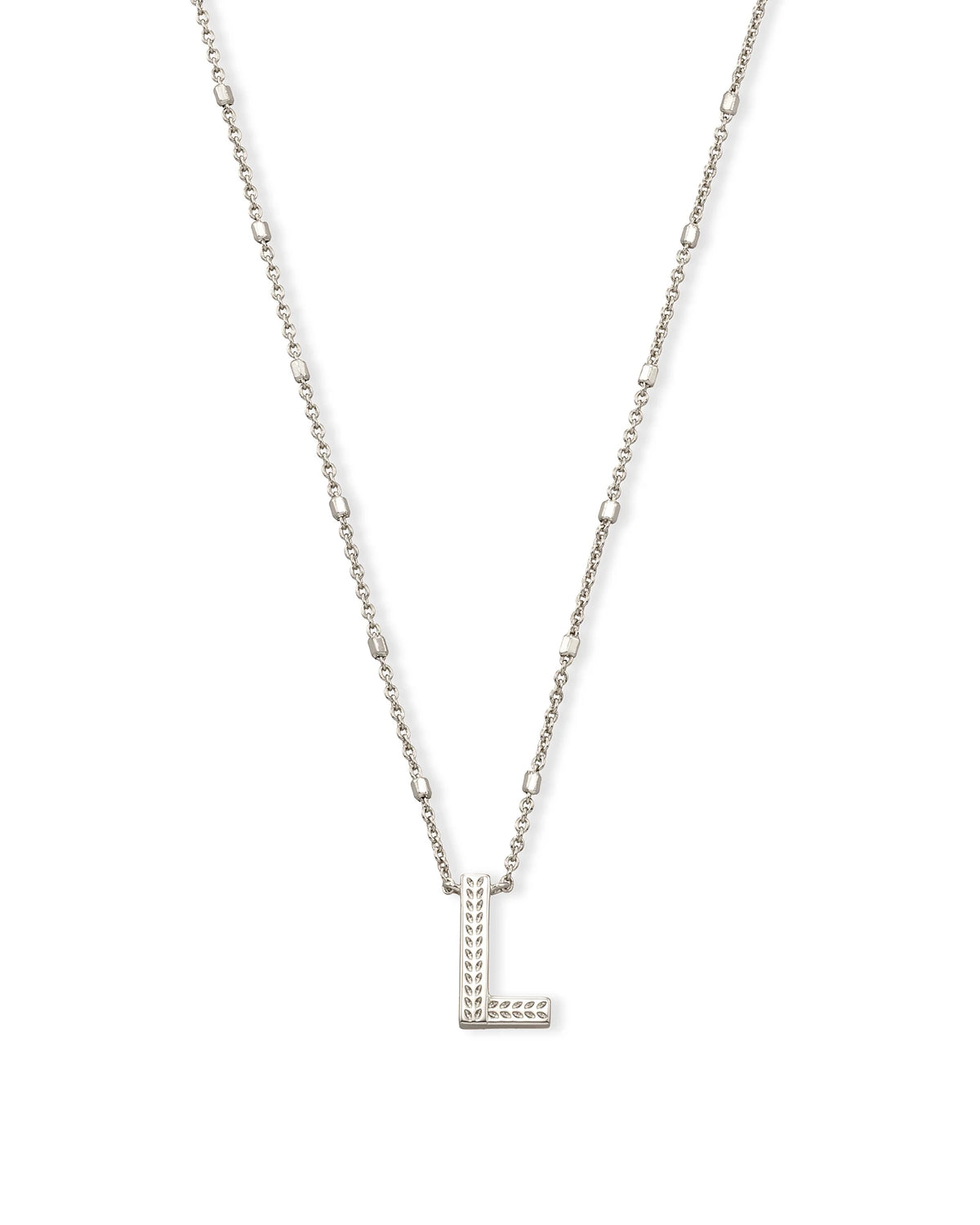 KS Letter L Pendant Necklace