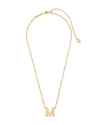 KS Letter M Pendant Necklace