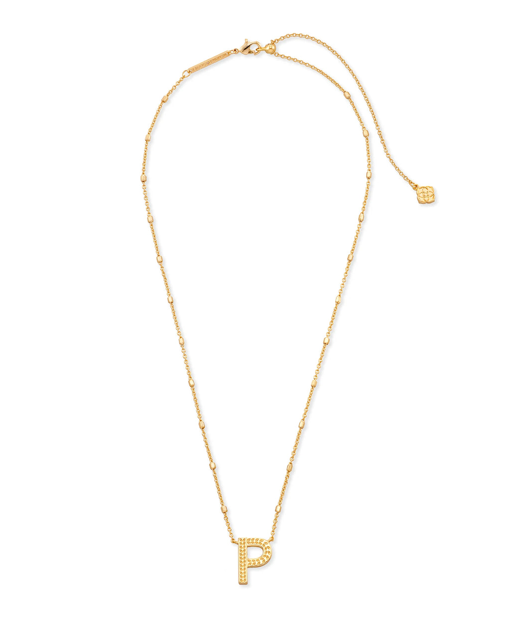 KS Letter P Pendant Necklace