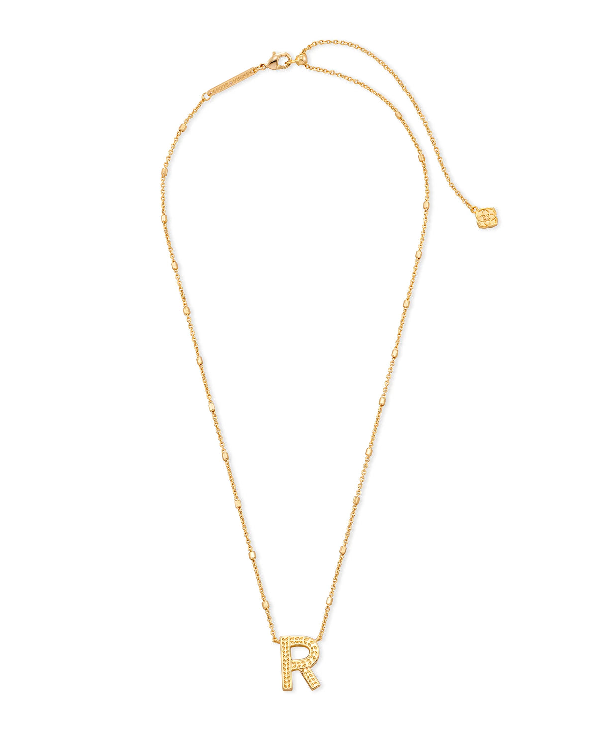 KS Letter R Pendant Necklace