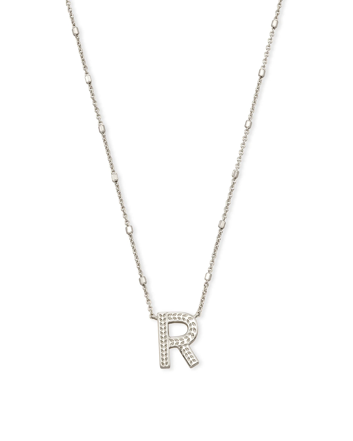 KS Letter R Pendant Necklace
