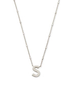 KS Letter S Pendant Necklace