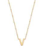 KS Letter V Pendant Necklace