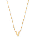 KS Letter V Pendant Necklace