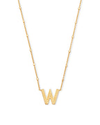KS Letter W Pendant Necklace