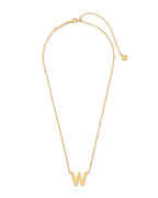 KS Letter W Pendant Necklace