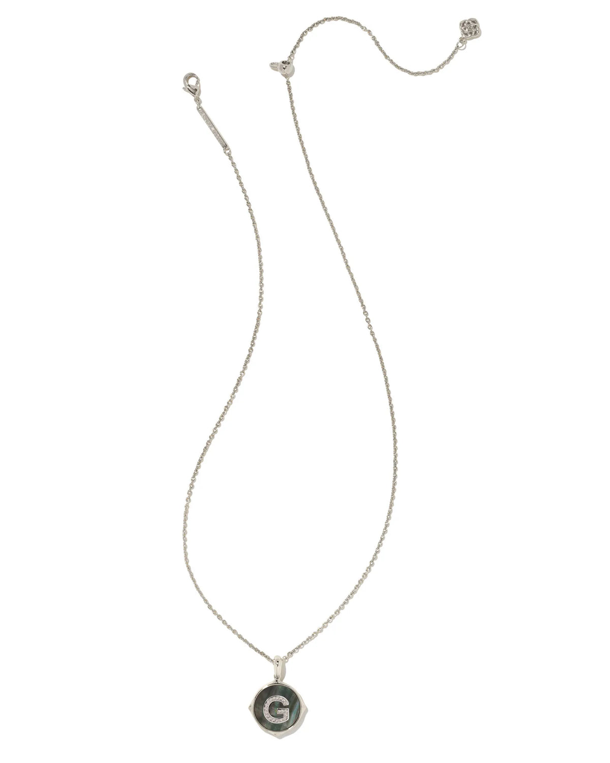 KS Letter G Disc Pendant Necklace