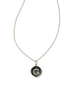 KS Letter G Disc Pendant Necklace